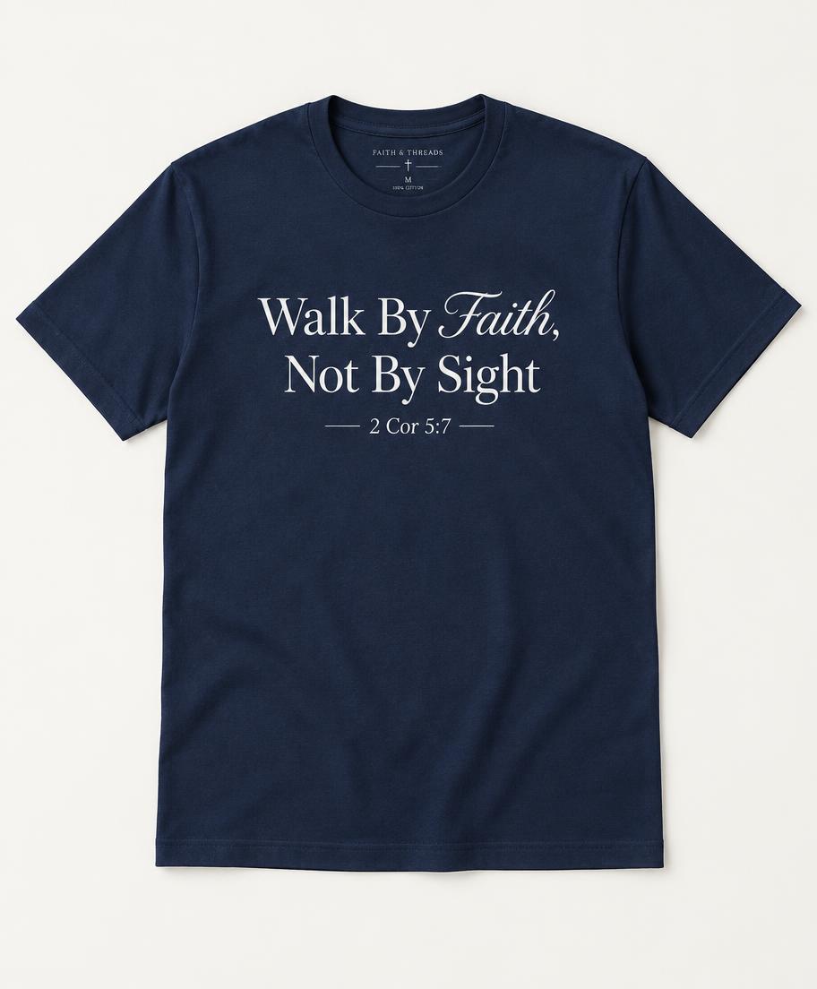 Walk By Faith Crewneck Tee
